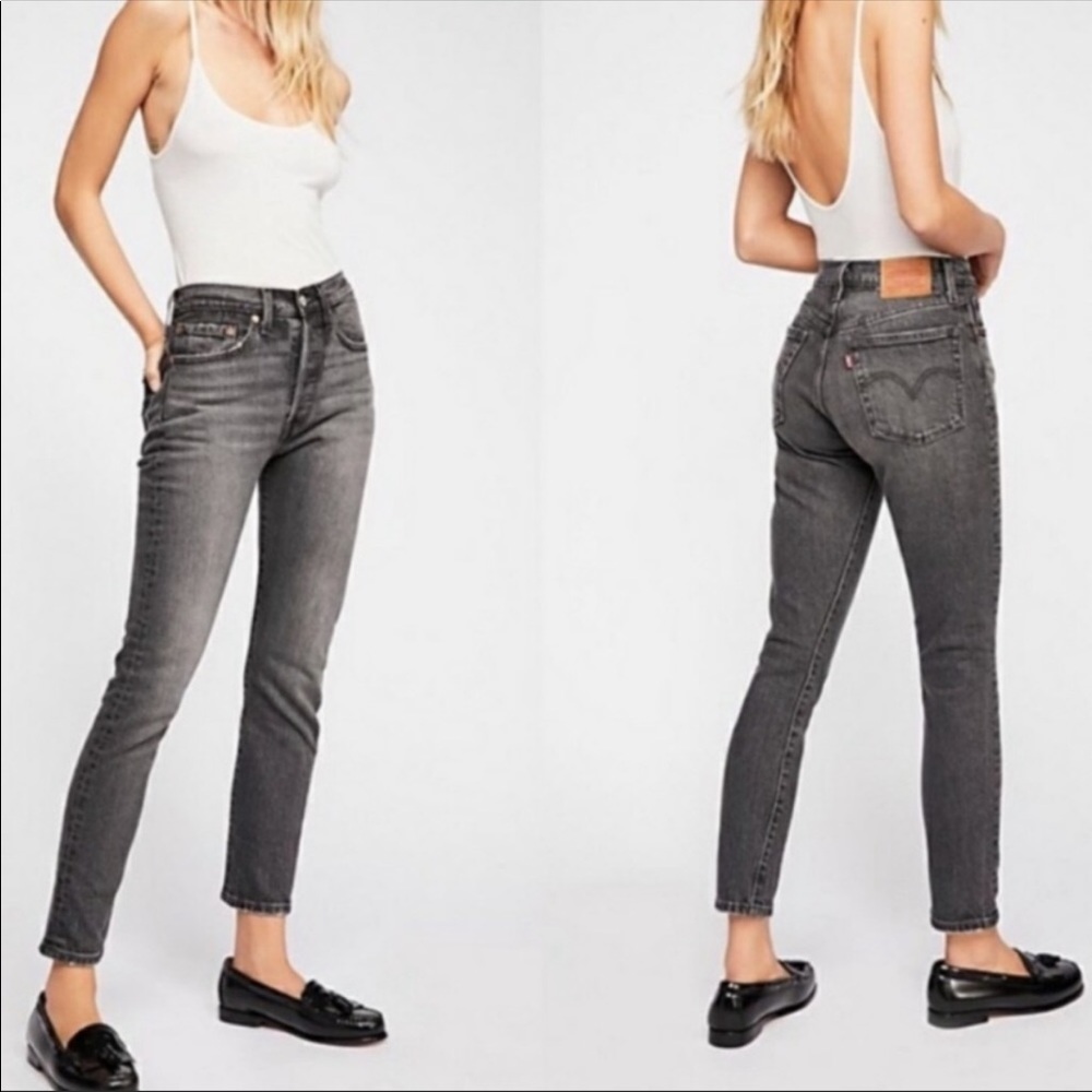 Levi’s Vintage High Rise Skinny Raw Hem Jeans